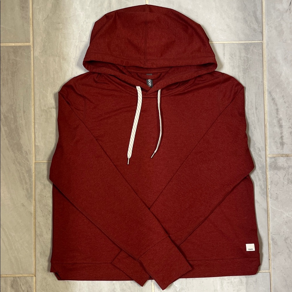 Vuori Women’s Halo Burgundy Hoodie